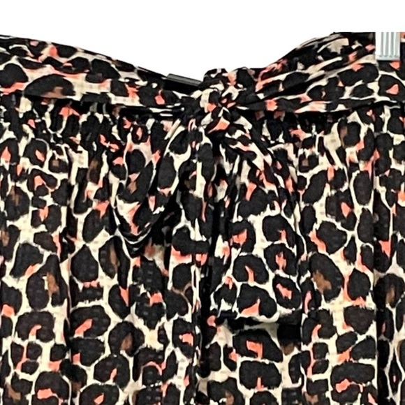 WHO WHAT WEAR sketched leopard print mini skirt XXL, NWT - Picture 6 of 7